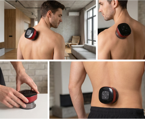 Elektrikli Vakumlu Masaj Cihazı + Masaj Yağı